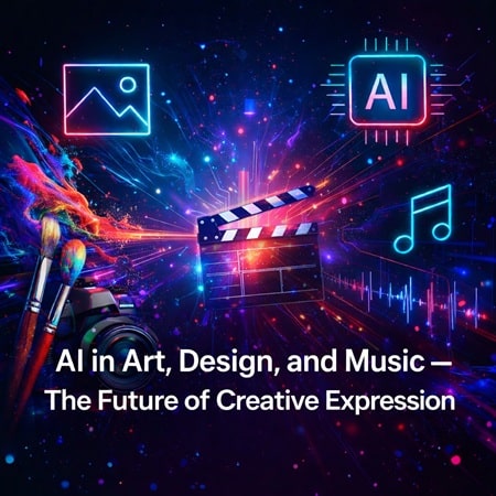 🎨 AI in Art, Design, and Music — The Future of Creative Expression