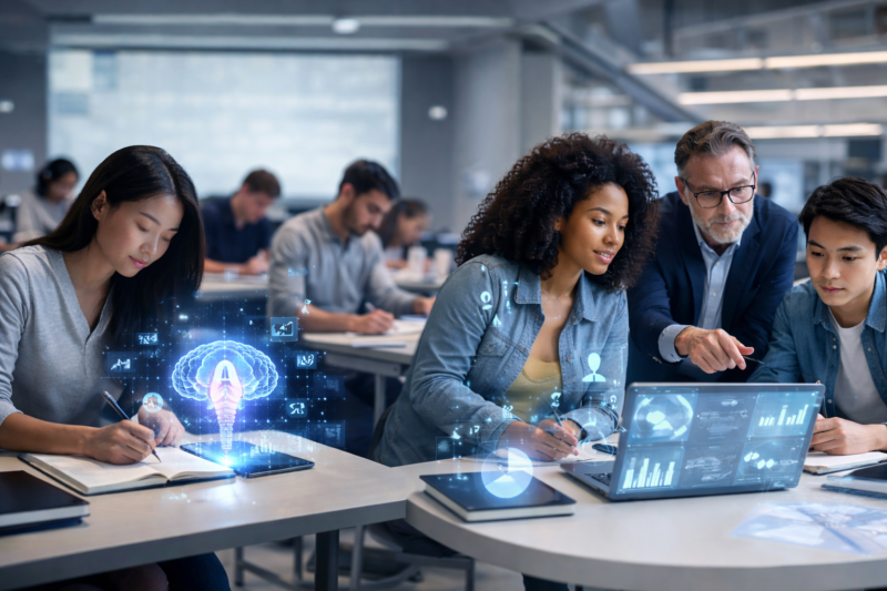 AI real time knowledge in education and assessment