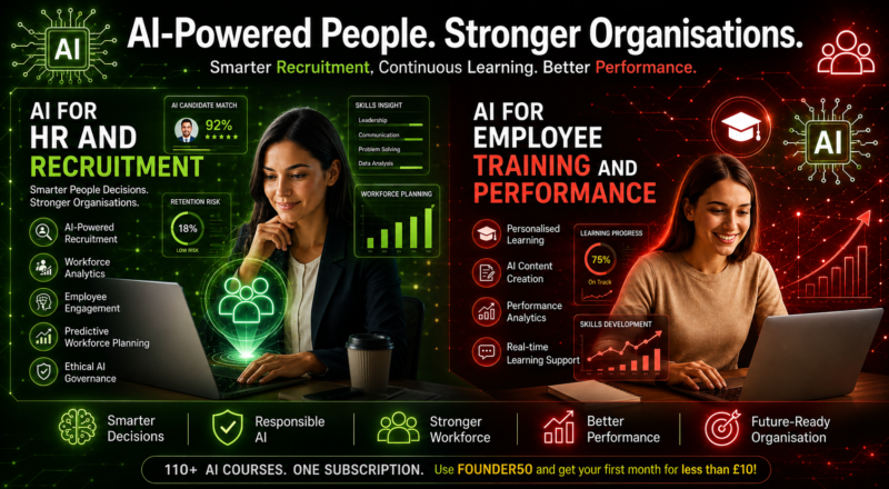 How Artificial Intelligence is reshaping HR, recruitment and employee training through AI-powered workforce development and learning.