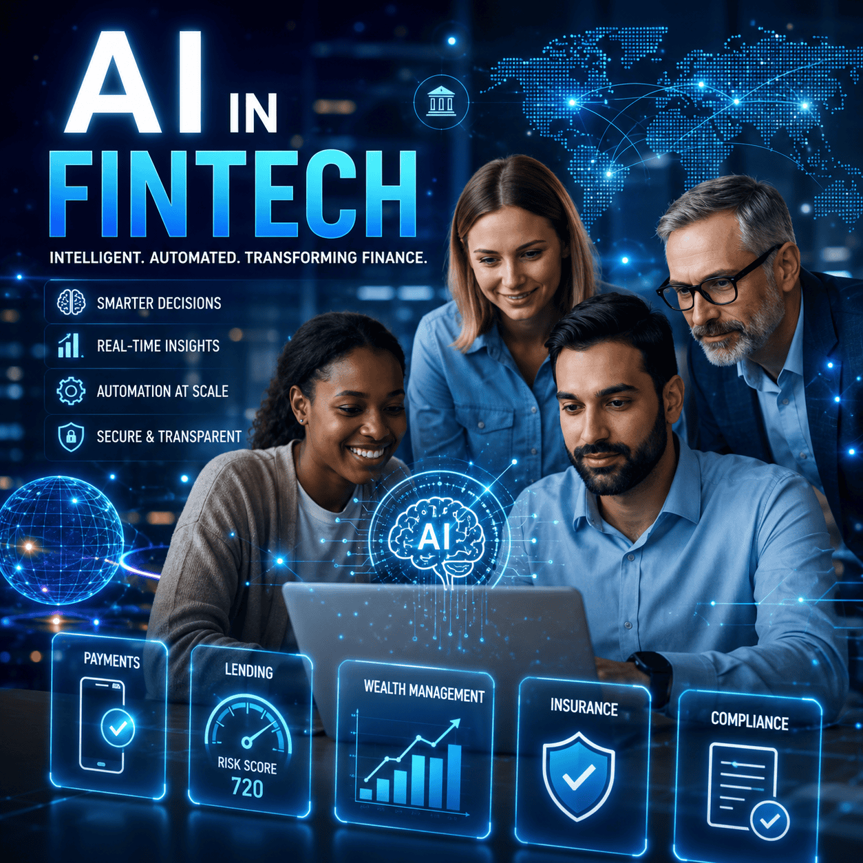 🌟 AI in FinTech: How Artificial Intelligence Is Transforming Financial Technology 💳🤖