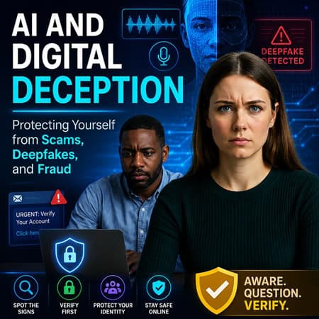 🕵️ AI and Digital Deception – Protecting Yourself from Scams, Deepfakes, and Fraud