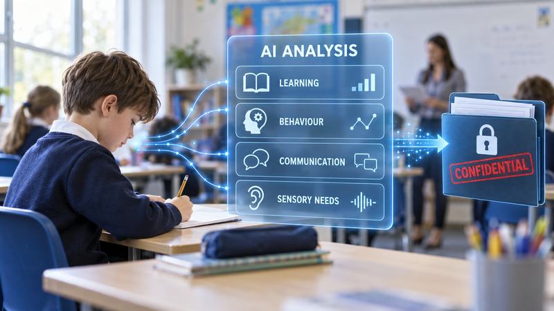 Who Owns a Child’s Data When AI Enters the Classroom? Confidential AI analysis of learning, behaviour, communication and sensory needs