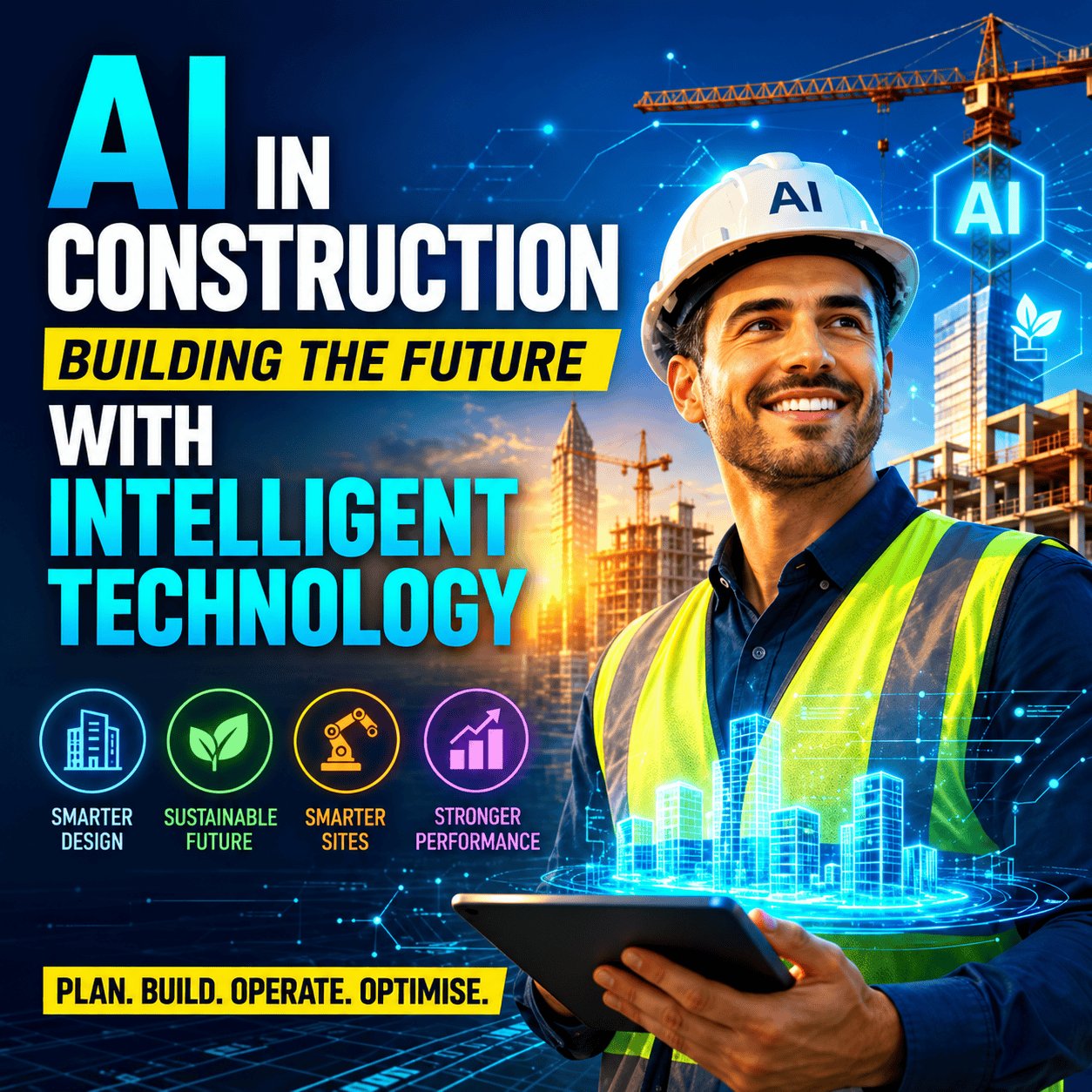 🏗️ AI in Construction – Building the Future with Intelligent Technology
