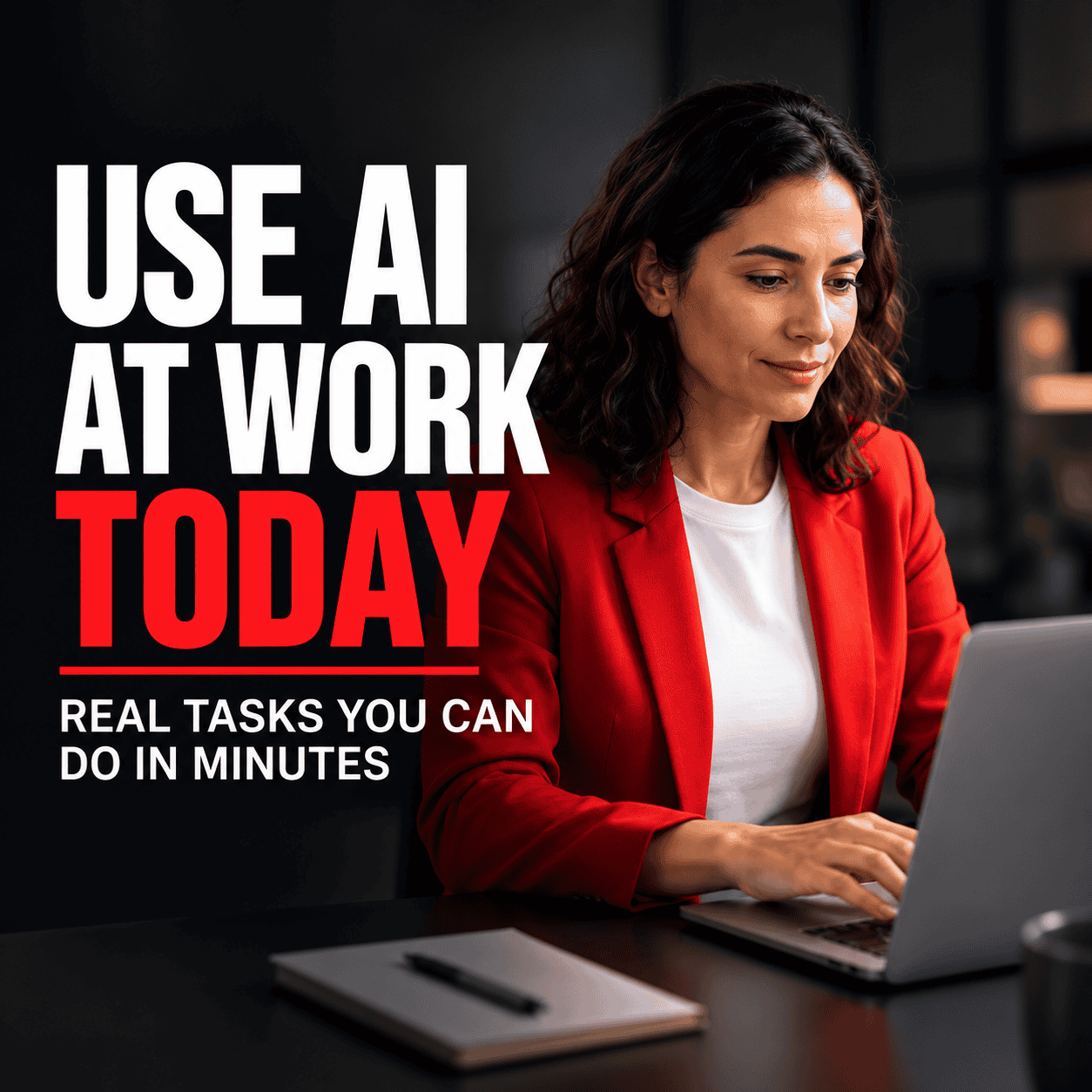 ⚙️ Free Course – Use AI at Work Today. Real Tasks You Can Do in Minutes