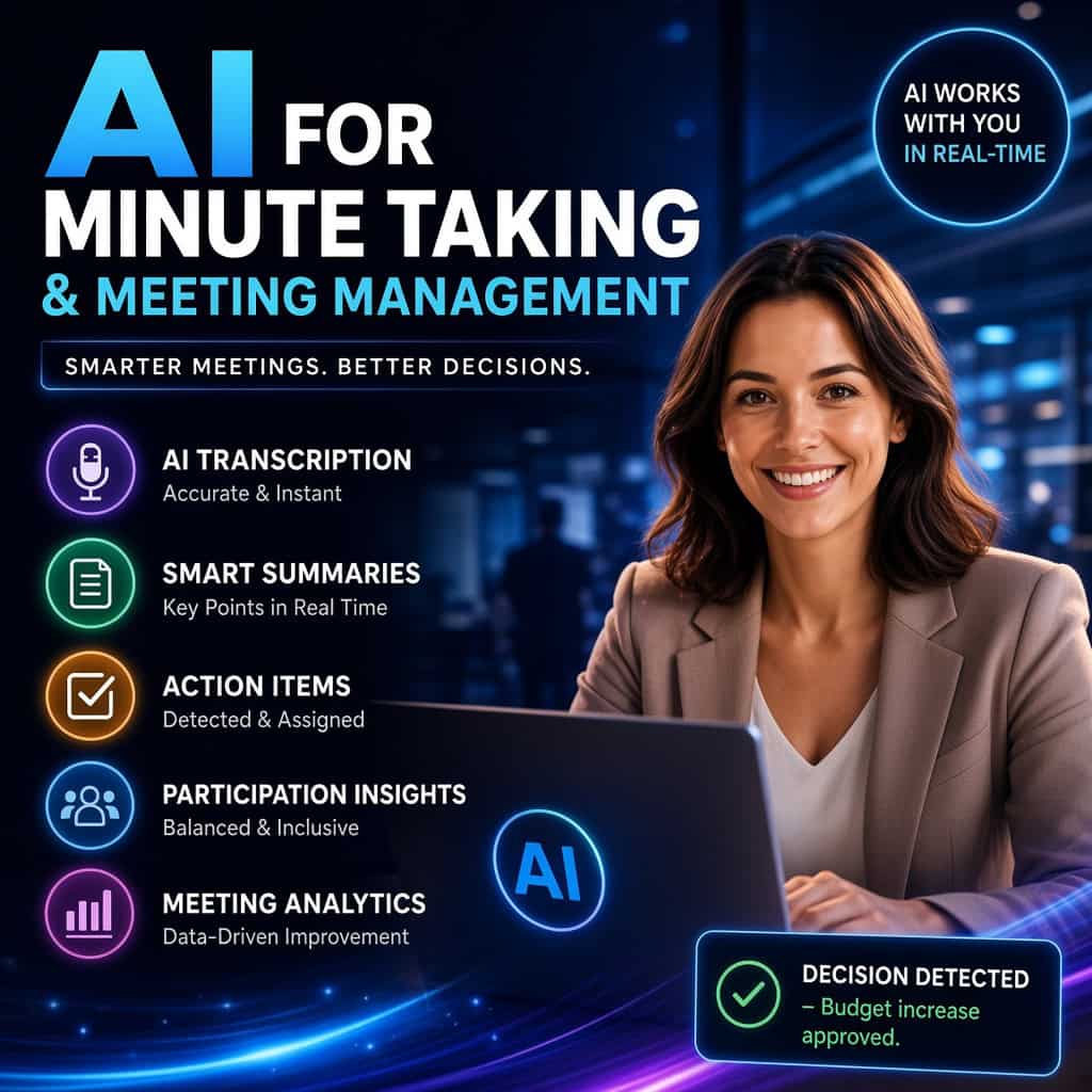 🗒️AI for Minute Taking and Meeting Management